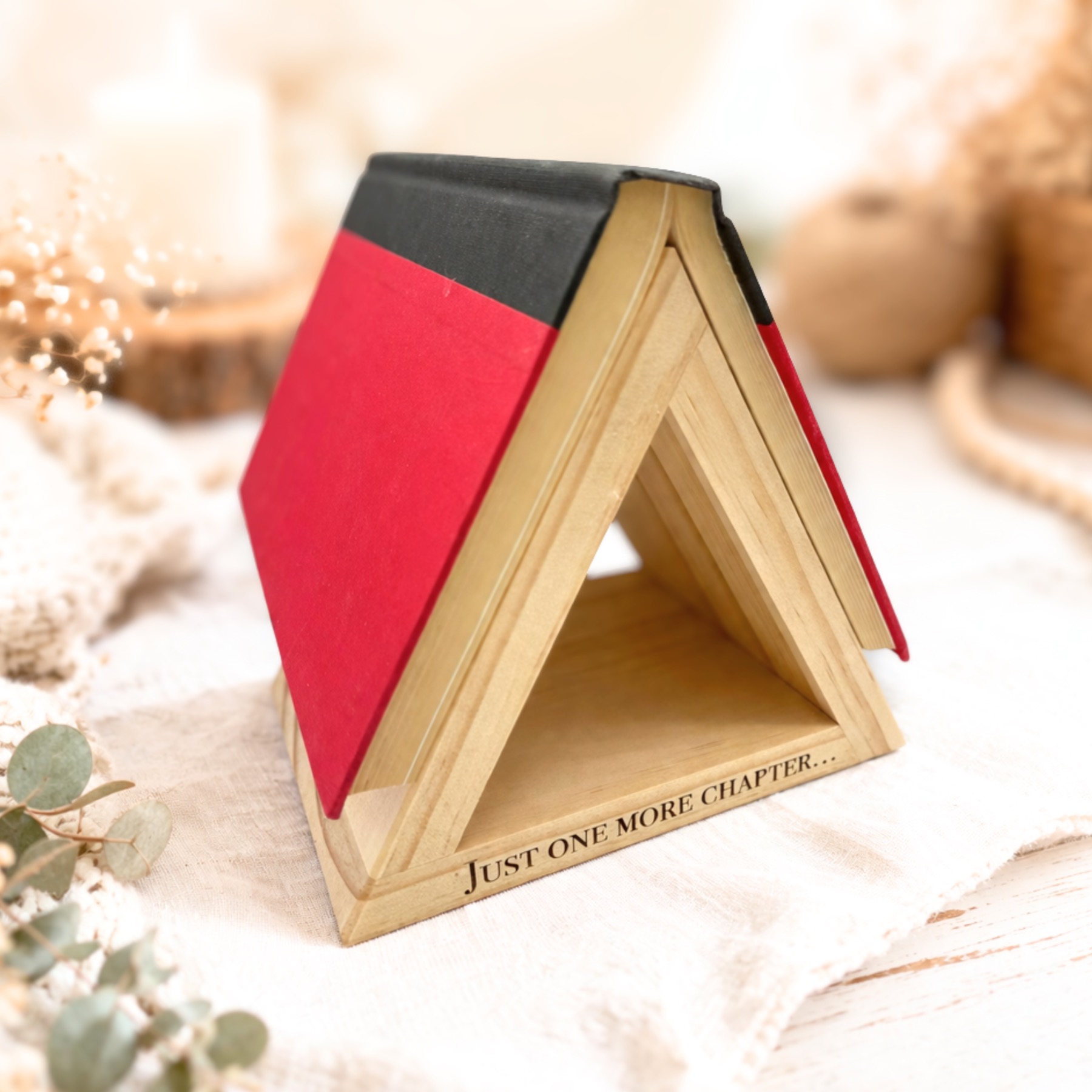 Wooden Book Valet Stand 3