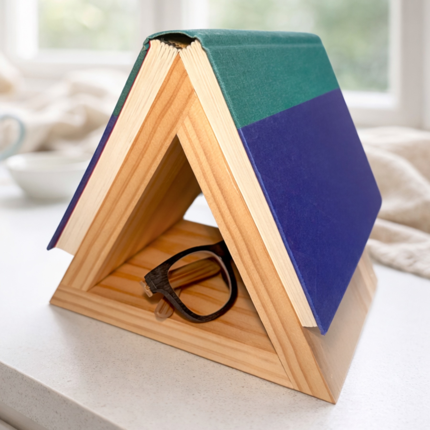 Personalized Wooden Book Holder