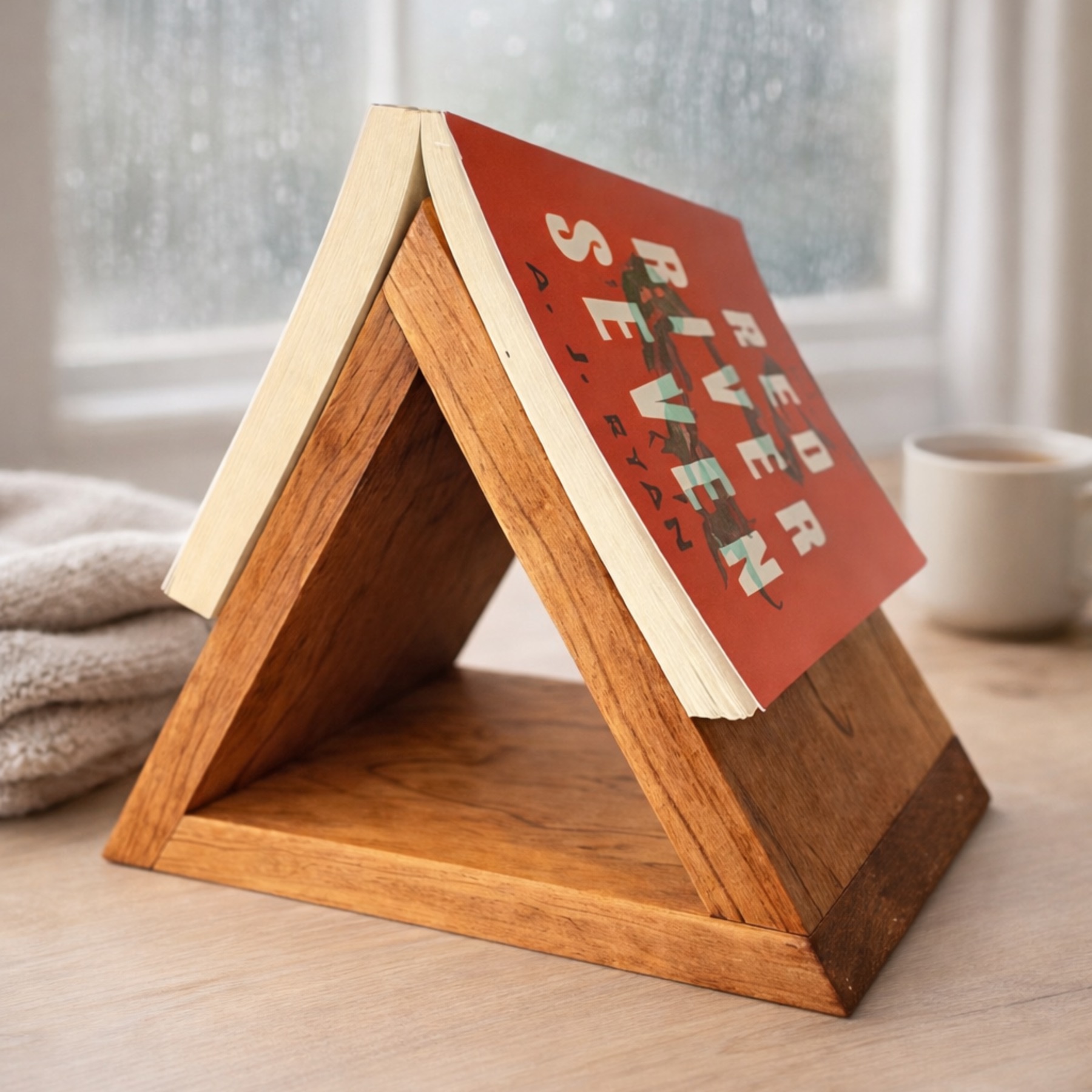 Personalized Wooden Book Holder 6