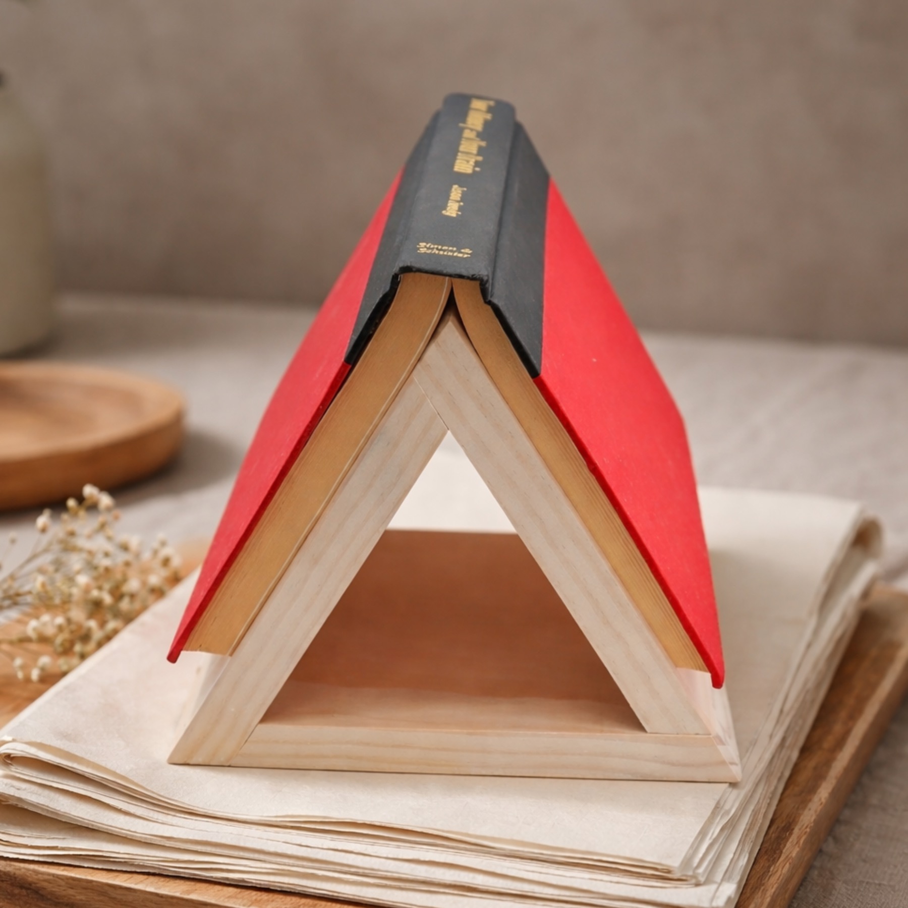 Personalized Wooden Book Holder 4
