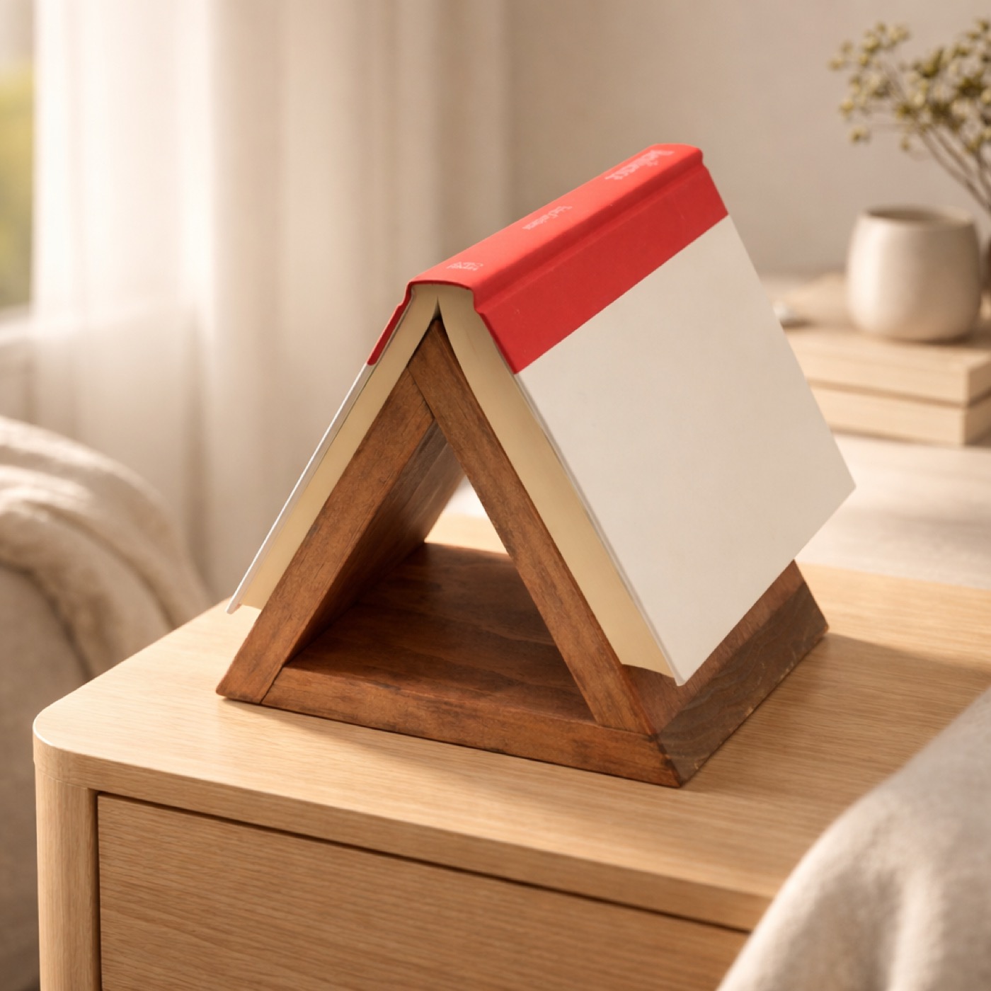Wooden Book Valet Stand 4